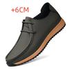 Fashion Luxury Brand Men Genuine Leather Casual Business Shoes Soft Sole Lace-up Casual Leather Walking Shoes Lightweight Outdoor Shoes