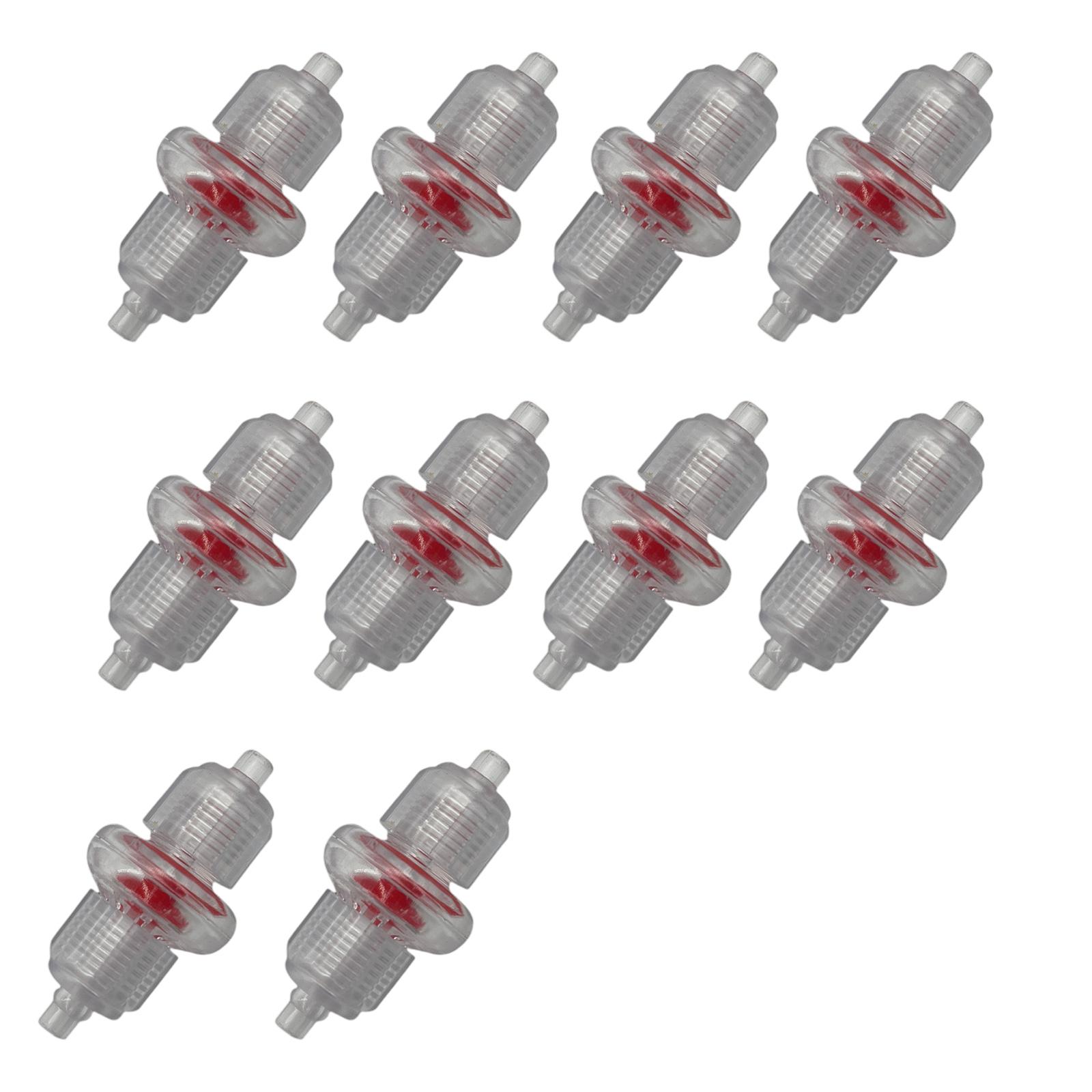 

Упаковка из 10 обратных клапанов для аквариумных воздушных насосов, трубка 3/16 дюйма, односторонний поток воздуха, предотвращение обратного потока, аксессуары для аквариума C