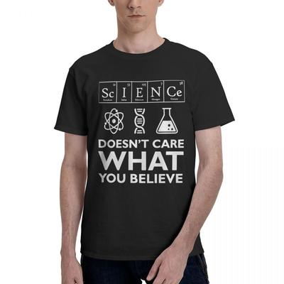 Science Doesnt Care What You Believe 100 Cotton Casual Breathable Confortable Manga Mens Clothing Brands Funny Gifts