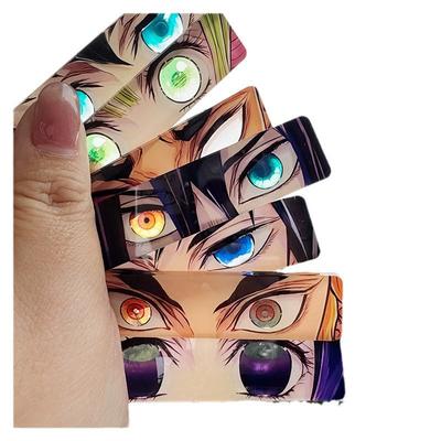 Keychain Pendant Anime Demon Slayer Kimetsu No Yaiba Kamado Tanjirou Double Sided HD Bag Pendant Gift For Fans Cosplay Props Jewelry Gift