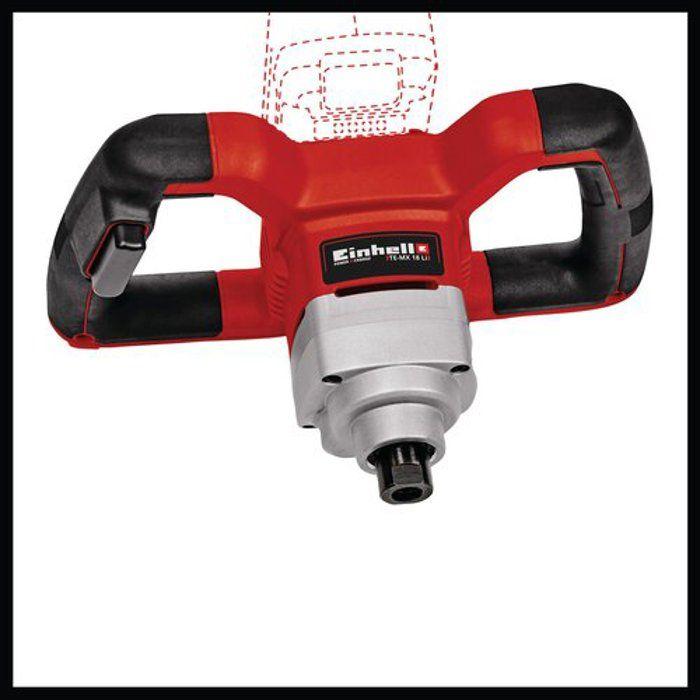 Einhell mélangeur de peinture sans fil te-mx 18 li-solo pxc (18v, variateur de vitesse) livré sans batterie ni chargeur