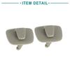 ACROPIX Interior Roof Insert Hook Hanger ABS Cover Trim for Volvo S90 V90 Gray 2pcs - -