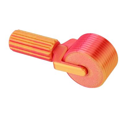 Rhinestone Painting Roller Easy Grip Handheld Rhinestone Embroidery Press Roller for   Pressing Red Gold Gradient Color