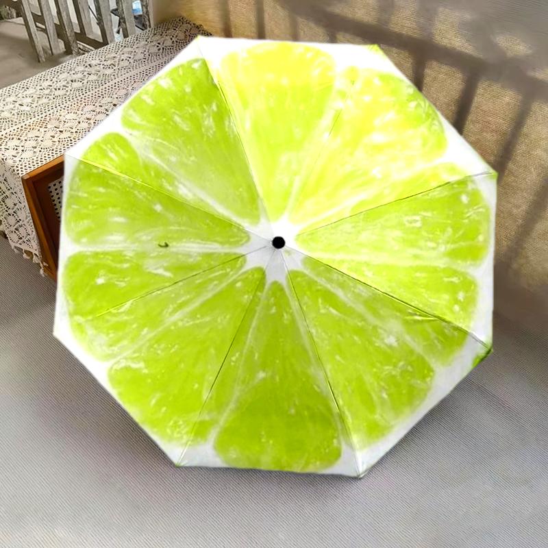 1 PC Automatic Folding Umbrella - Cartoon Pattern, Portable & Foldable Design with 8 Ribs, Christmas Birthday Gifts
