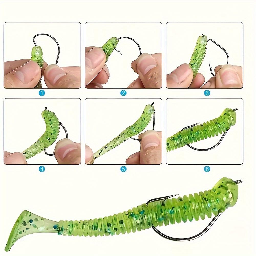 50pcs High Carbon Steel Crank Offset Fishing Hooks for soft Worm Baits Barbed Sharp Hook Big Wide Gap Crank Hook 7 Size Fishhook 260319