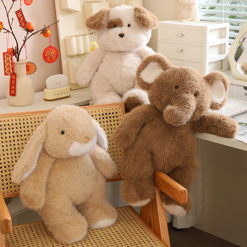 Cute Large-eared Bunny Plush Doll Soft Stuffed Toy Perfect For Kids Bedtime Snuggles