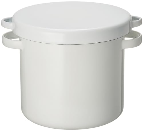 

Nodahoro WRS-18 Storage Container, Round Stocker, 7.1 inches (18 cm), Sealed Lid, Enameled Miso, Rice, Umeboshi, Bran Pickles, Bran Floor, Made in Jap