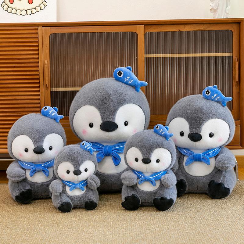 Cute Soft Penguin Doll Plush Toy Aquarium Ornaments Souvenir Children Comfort Dolls