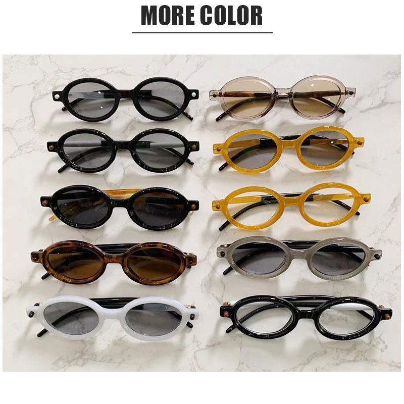 Vintage Small Frame Punk Sunglasses Men Luxury Brand Designer Sun Glasses Male Fashion Round Hip Hop Gafas De Sol