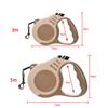 3 Meters 5 Meter Retractable Pet Dog Leash for Small Big Dogs Hiking Walking Traction Rope French Bulldog Chihuahua Accessories