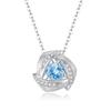 S925 Silver Star Jewelry Set, Natural Crystal Necklace Ring Earrings for Women