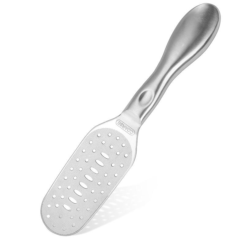 Dual-Sided Stainless Steel Pedicure Foot File - Callus & Dead Skin Remover Scraper