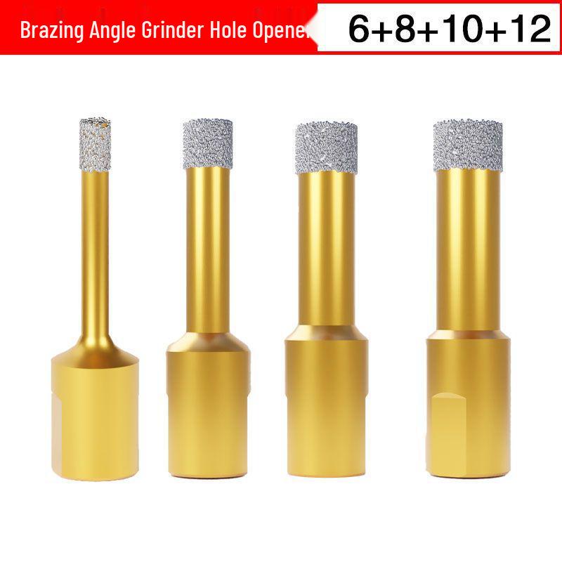 Dual-Purpose Angle Grinder Drill Bit for Porcelain, Granite, and Vitrified Tiles