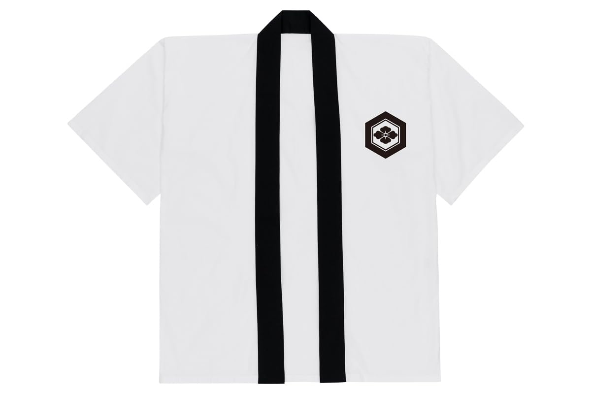 

Новый японский хаппи-коат Goto Hirooki Bishamon Белый x Черный 6406063004 Про-рестлинг