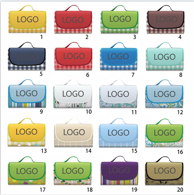 Custom Picnic Blanket Waterproof Extra Large Beach Sand Proof Oversized Gingham Mats 150*100cm