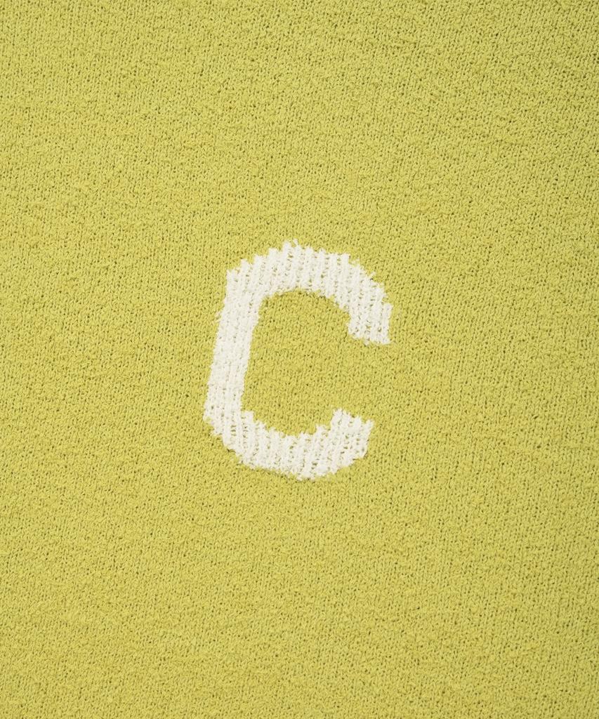 COVERNAT Middle C Logo Crewneck Knit Light Lime