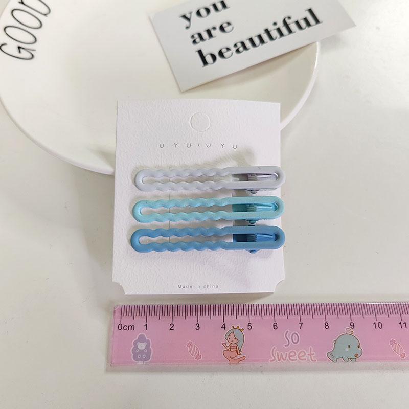 3pc  Good Cute Colorful Alloy Hair Side Clips Hairpin for Women Girls Child Headband Hair Accessories Headwear Ornament