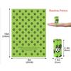 Dog Poop Bags 120pcs– Thick & Leak-Proof! Green with Random Patterns, Perfect Pet Waste Bags for Dog Outdoor Walking