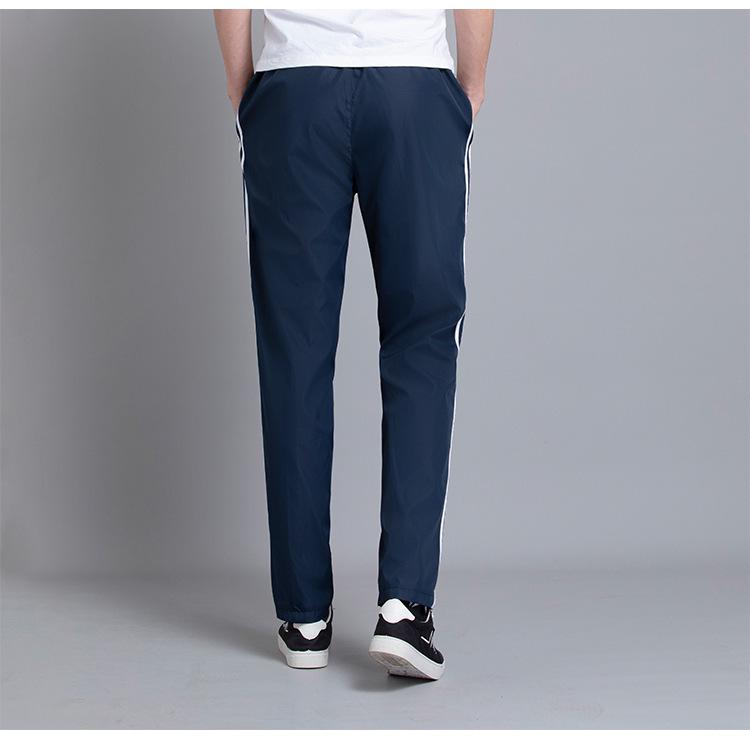 Thin Mesh Stripe School Uniform Pants for Junior & Senior High Students - Spring, Autumn, Summer
