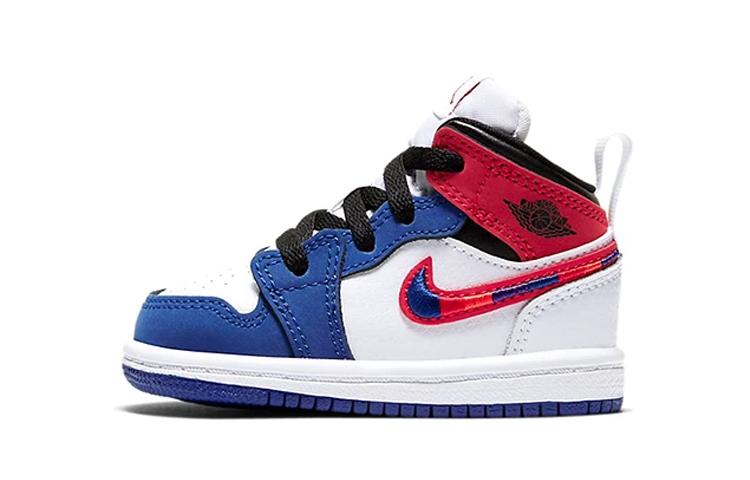 Jordan 1 Mid SE Rush Blue University Red TD BQ6933-146 26