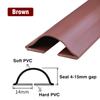 Non Damaging Door Bottom Seal Strip with Strong Adhesion and Easy Application for Standard Interior Entry Doors