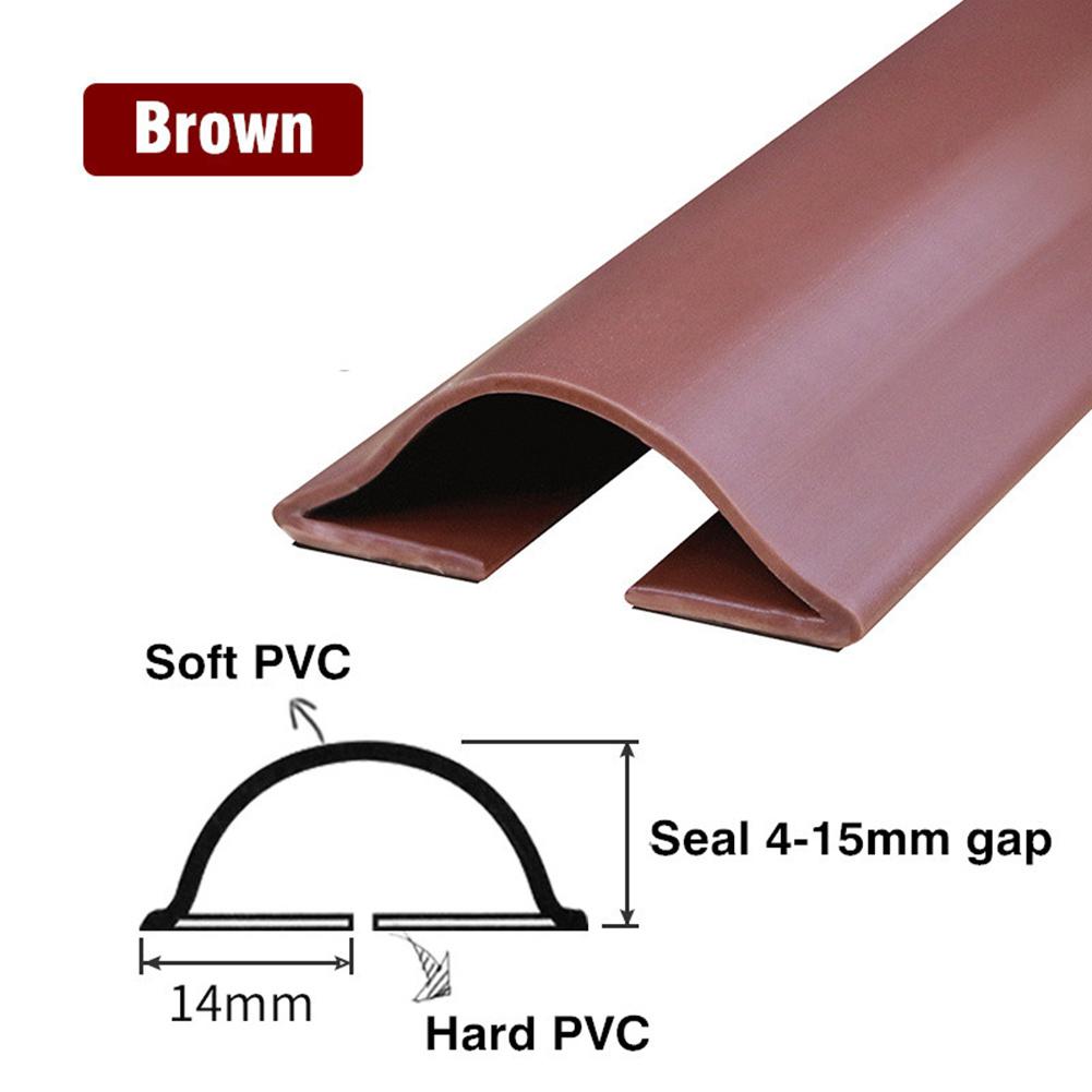 Non Damaging Door Bottom Seal Strip with Strong Adhesion and Easy Application for Standard Interior Entry Doors