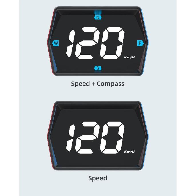 New HUD G20 GPS Car Head-Up Display Digital Speedometer Universal Big Font Overspeed Alarm For All Cars Electronic Accessories
