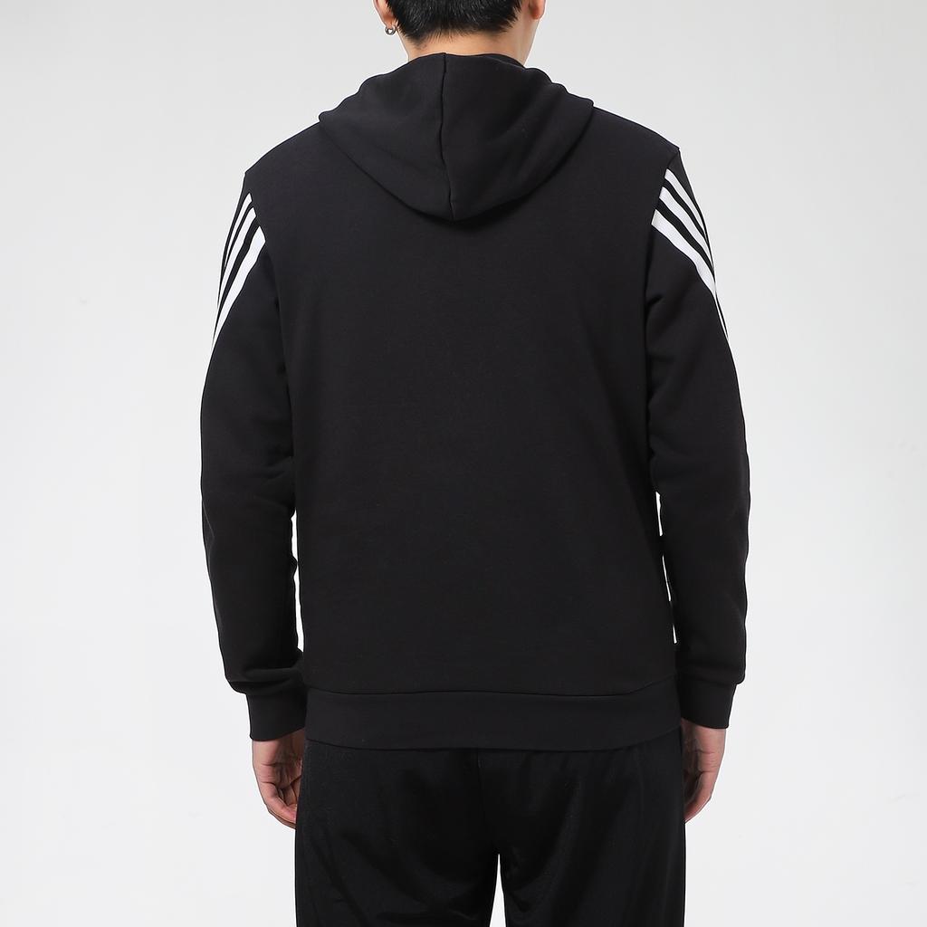 adidas M 3-Stripes Tape Full-Zip Sweatshirt Black Men's GM6895