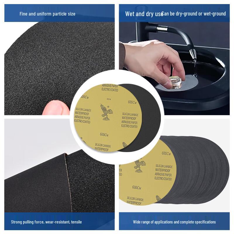 Eagle Hemisphere 200mm Metallographic Silicon Carbide Circular Sandpaper