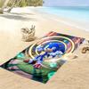 1pc SONIC Beach Towel, Outdoor Activities Perfect Summer Travel Supplies, As A Gift for Festivals