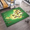 Soccer Team Trophy Designed Floor Mat, Suitable As a Non-slip Mat for the Living Room or Bedroom Sofa