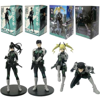 Sold Anime Figurine Kaiju No. 8 Soshiro Hoshina Kikoru Shinomiya Action Model Pvc Toy Collection Desktop Accessories Gift