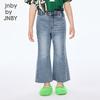 JNBY Girls' Autumn Light Blue Denim Long Pants