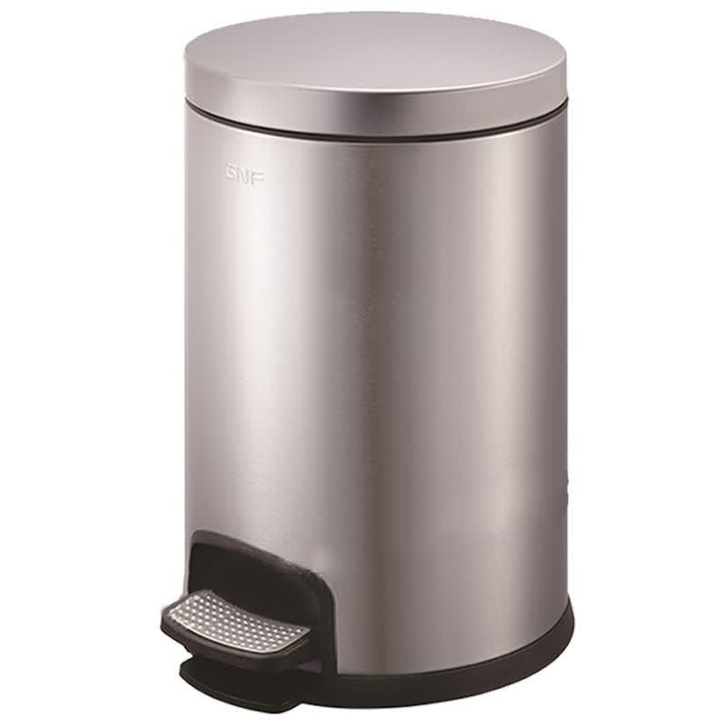 Stainless Steel Round Foot Pedal Trash Can