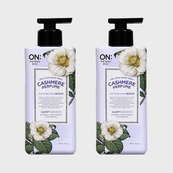 ON THE BODY _On the Body Perfume Body Lotion 400ml Happy X 2ea