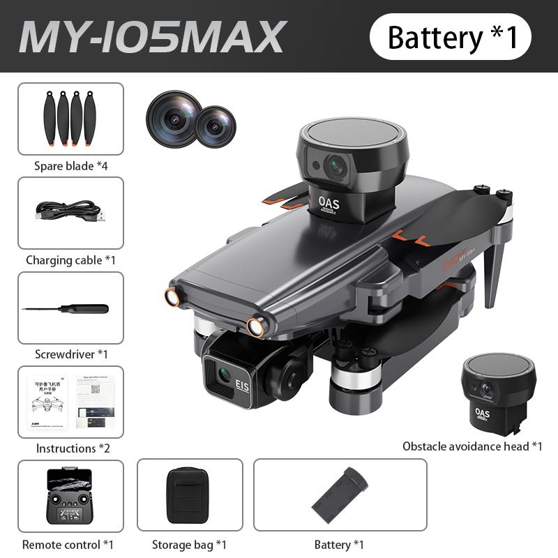 2024 New M105 Drone 3-Axis Gimbal 1080P HD Aerial Photography GPS Brushless Obstacle Avoidance Remote Control Dron Toys Gift