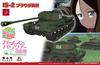 PLATZ Girls & Panzer the Movie Easy Model Tankery Series IS-2 Pravda High School 1/56 Scale Plastic Model GP56-4