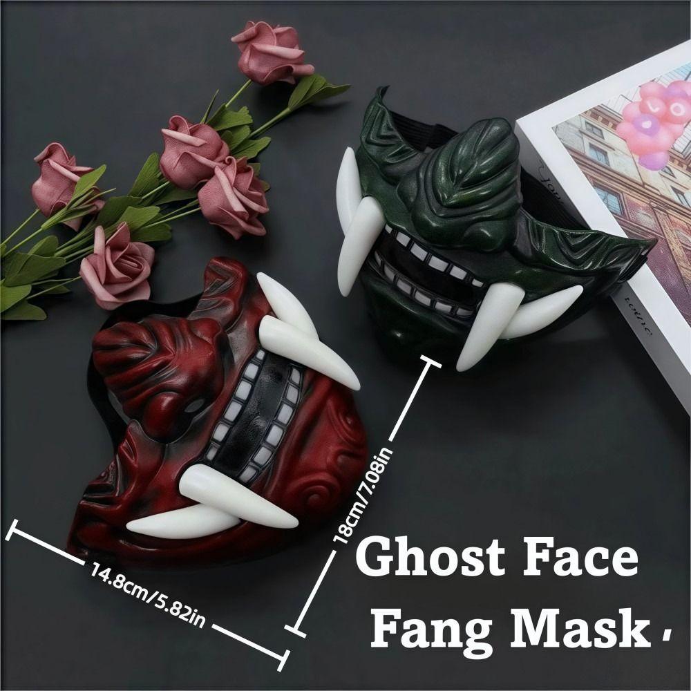 Lightweight Halloween Cosplay Masks Realistic Fang Mask  Clothing Accessories