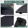 2/4pcs Car Armrest Door Handle Pull Pocket Cap Cover Black Rubber for Honda CR-V 2012 2013 2014 2015 2016 83506-T0A-A01ZA