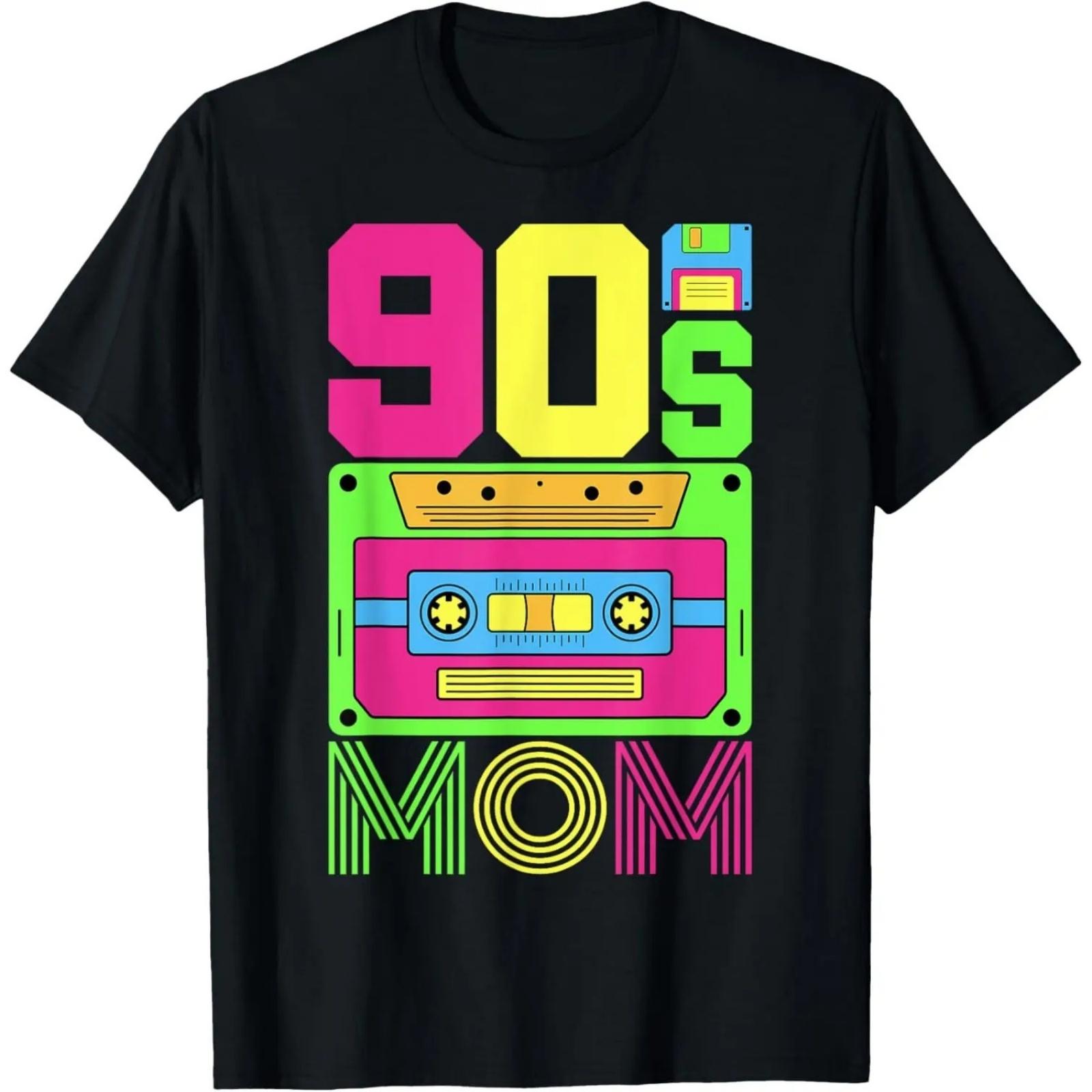 90s Mom 1990s Themed Party Costume Nineties Theme Outfit 90s T-Shirt XXXXXL разноцветный