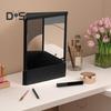 Non-Reversing True Makeup Mirror High Clarity Desktop Vanity Mirror Men Women Precision True Image Inverted Standing Cosmetic Mirror