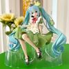 In Stock Anime Furyu Noodle Stopper VOCALOID Hatsune Miku Flower Fairy Clover PVC Action Figure Model Doll Toy Holiday Gift