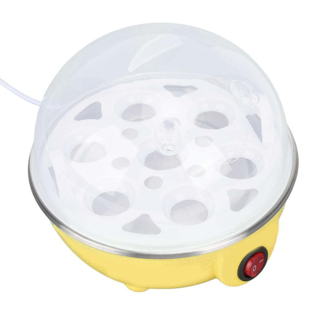 Chicken Egg Cooker Make Up to 7 Large Boiled Eggs Anti Dry Burning Automatic Power Off Egg Poacher with Heating Plate
