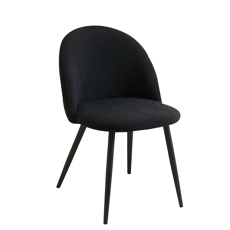 1/2/4/6Pcs Leaves Jacquard Chair Cover Stretch Duckbill Curved Dining Chair Slipcover Anti-Dirty Chairs Covers For Wedding El