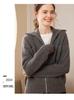 Thickened Cashmere Sweater: 2024 Autumn/Winter Women's Knit Cardigan - Korean Style Warm, Loose, Slimming Outerwear with Lapel and Zipper.