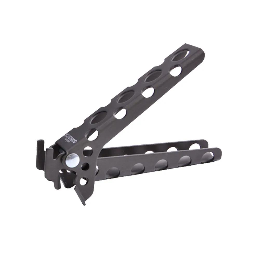 

SUNDICK Anti-Scald Pot Pan Bowl Gripper Outdoor Handle Holder Clip Camping Cookware Handle Holder Clip Clamps Camping Supplies чёрный