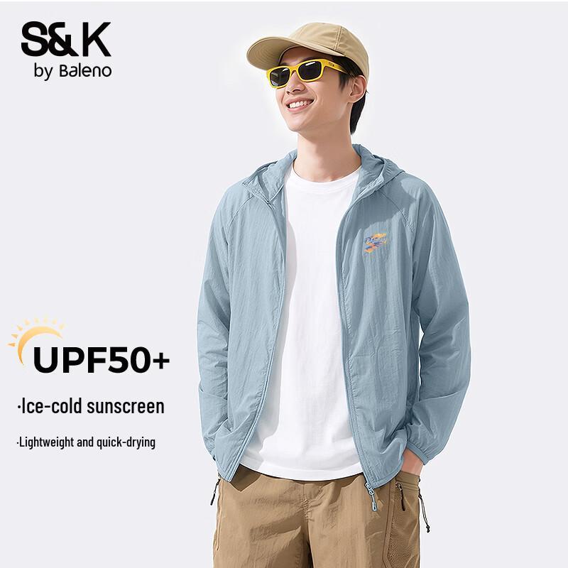 Baleno Men s S&K Series Hooded Sun Protection Jacket 5XL