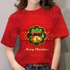 New Unisex Christmas T-Shirt - 3D Printed Santa and Tree Pattern