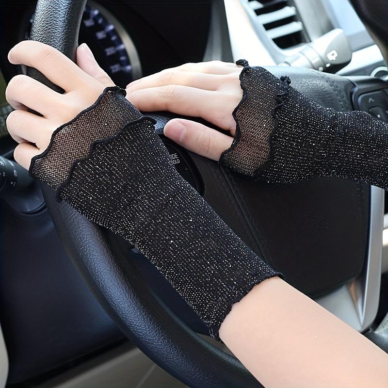 1Pair of fake sleeves, mesh sleeves, women's thin cuffs, wrist guards, scar cover, tattoo decorative gloves