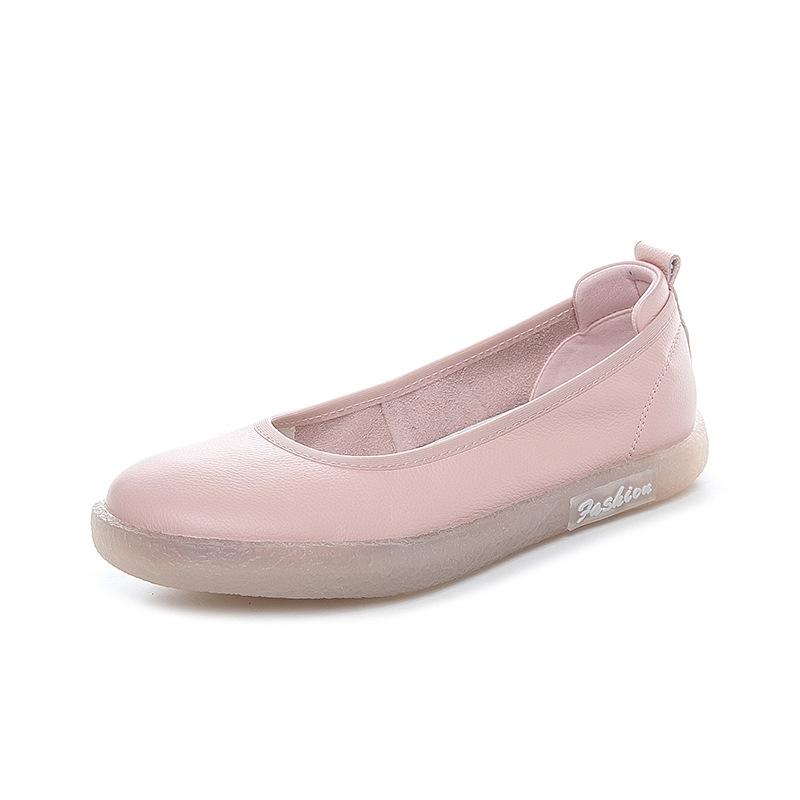 Кожаные одинарные туфли женские туфли винтажные плоские женские туфли 39 5709₽